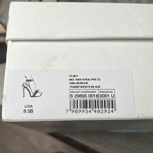 Schutz PEAKY NUBUCK & VINYL SANDAL Shoes - Picture 6 of 6